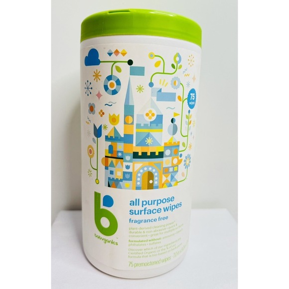 Babyganics All Purpose Surface‎ Wipes - Picture 2 of 8